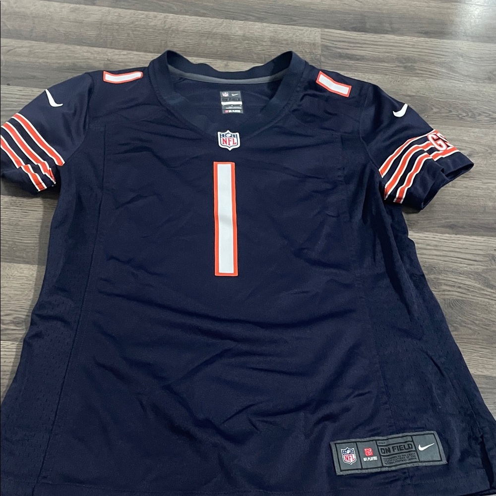 Nike Women's Dark Blue Jersey with Red Accents